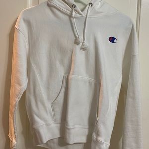 White Champion Hoodie